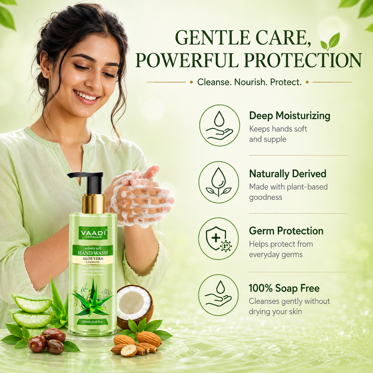 Pack of 3 Velvety Soft Aloe Vera & Jojoba Oil Hand Wash (250 ml x 3)