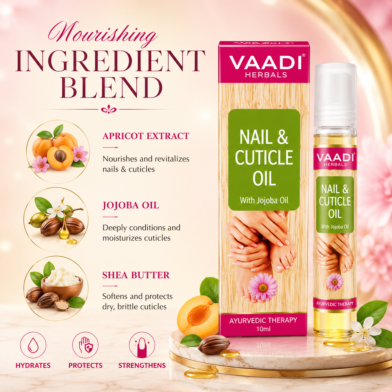 Nail & Cuticle Oil with Jojoba Oil (10 ml)