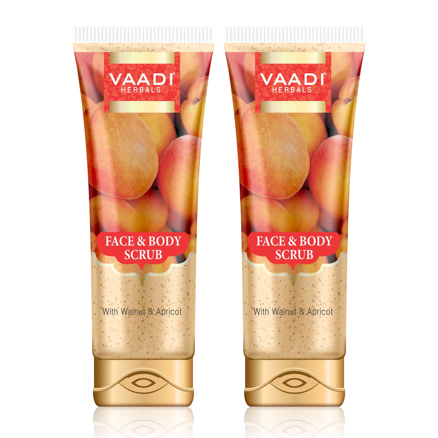 Pack of 2 Face & Body Scrub with Walnut & Apricot (110gms x 2)