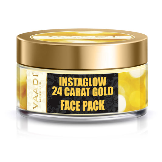 24 Carat Gold Face Pack - Vitamin-E & Lemon Peel (70 gms)