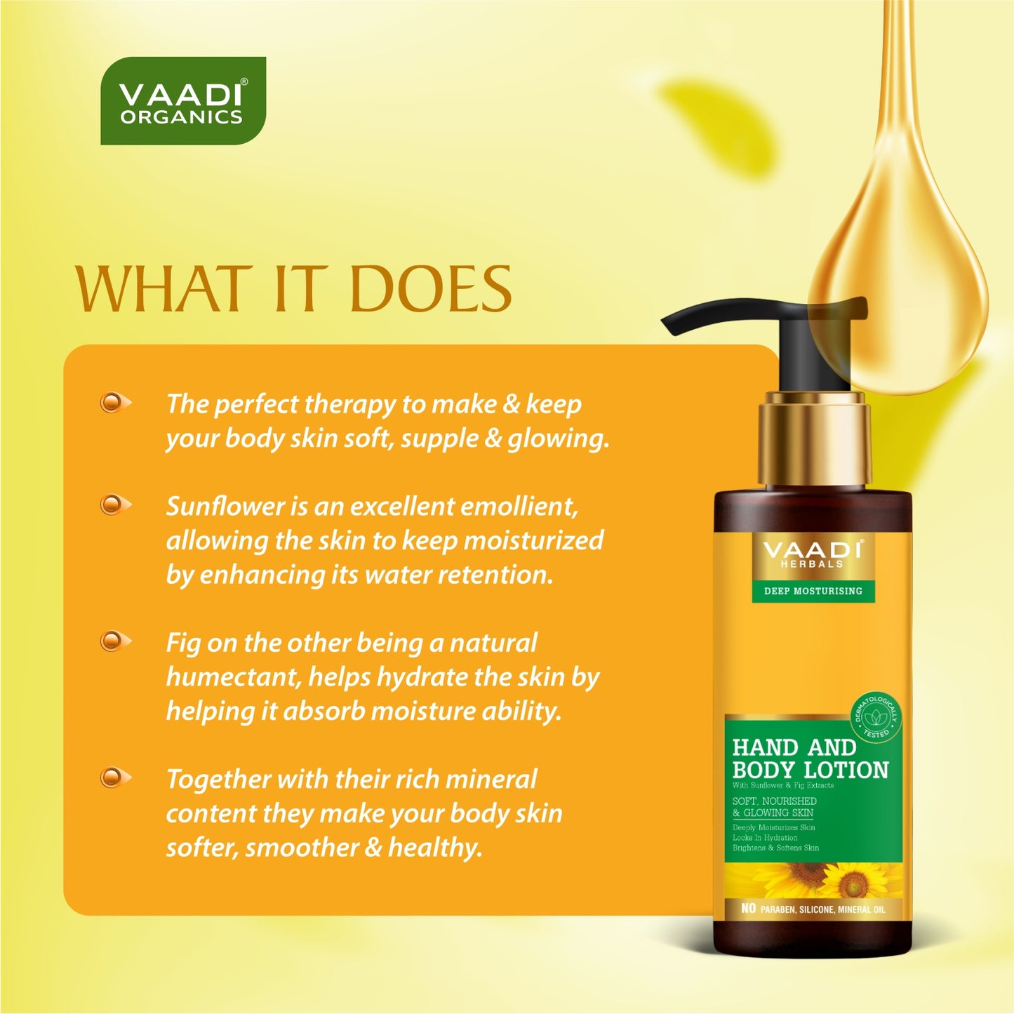 Hand & Body Lotion With Sunflower Extract (110 ml)