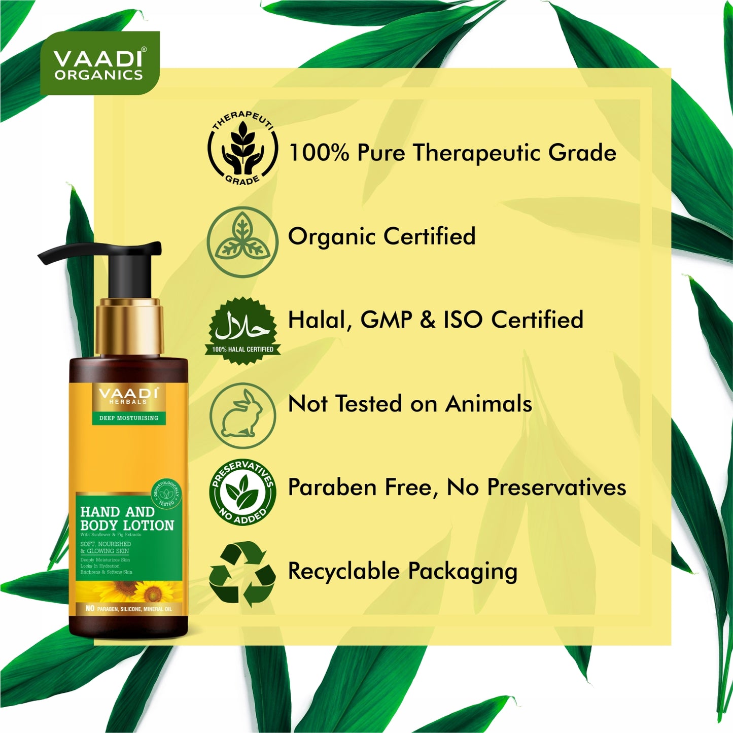 Hand & Body Lotion With Sunflower Extract (110 ml)