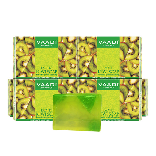 Pack of 6 Exotic Kiwi Soap With Green Apple Extract (75 gms x 6)