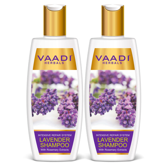 Pack of 2 Lavender Shampoo with Rosemary Extract ( 350 ml X 2)