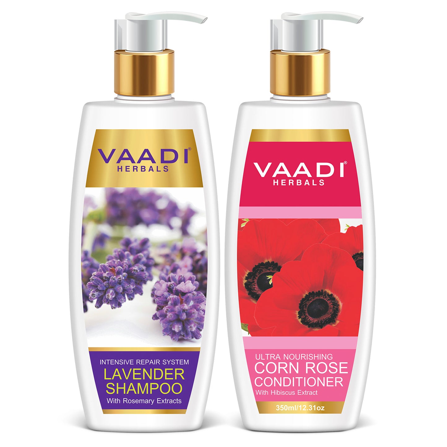 Lavender Shampoo with Corn Rose Conditioner ( 350 ml x 2)