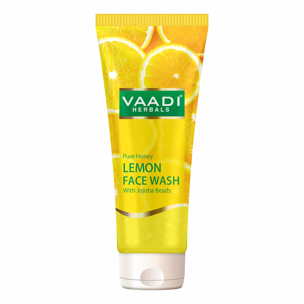 Honey Lemon Face Wash with Jojoba Beads (60 ml)