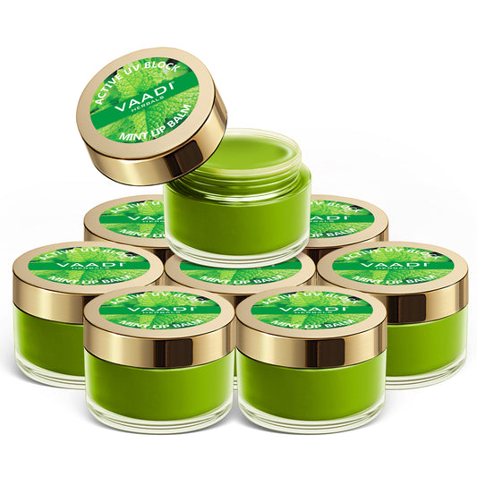 Pack of 8 Lip Balm - Mint (10 gms x 8)