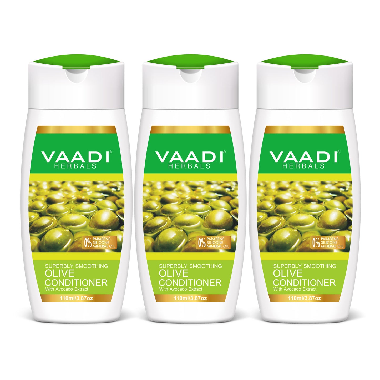 Pack of 3 Olive Conditioner With Avocado Extract (110 ml x 3)