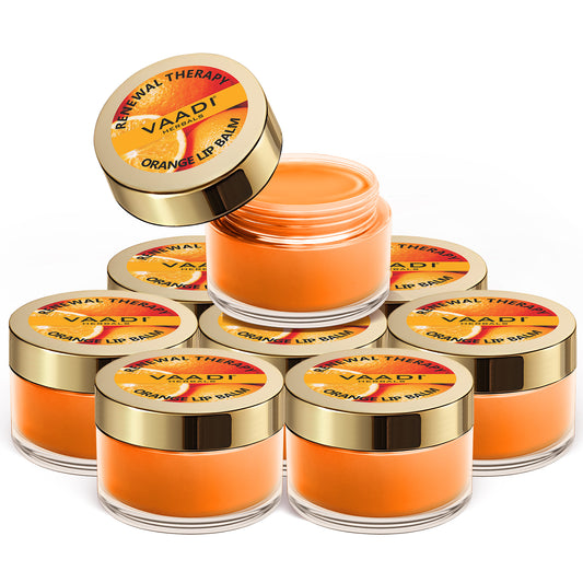 Pack of 8 Lip Balm - Orange & Shea Butter (10 gms x 8)