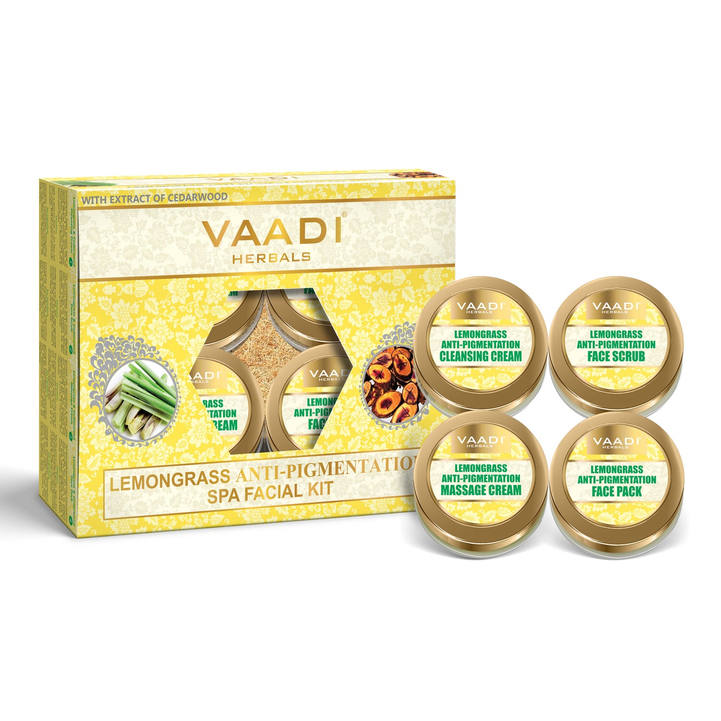 Lemongrass Anti-Pigmentation SPA Facial Kit With Cedarwood Extract (110 gms)