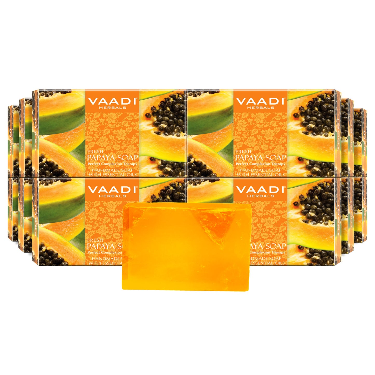 Pack of 12 Fresh Papaya Soap (75 gms x 12)