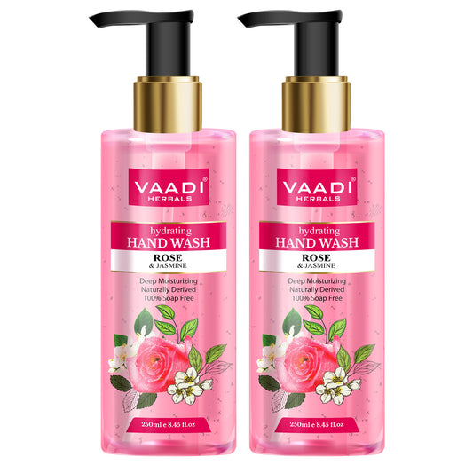 Pack of 2 Hydrating Rose & Jasmine Hand Wash (250 ml x 2)