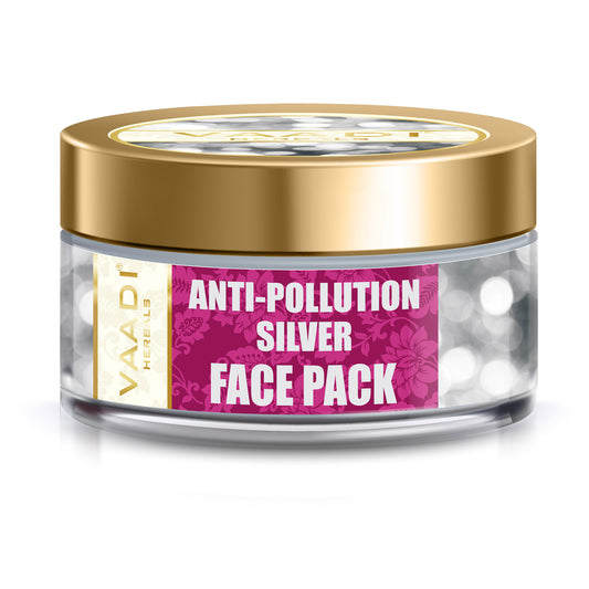 Silver Face Pack - Pure Silver Dust & Lavender Oil (70 gms)