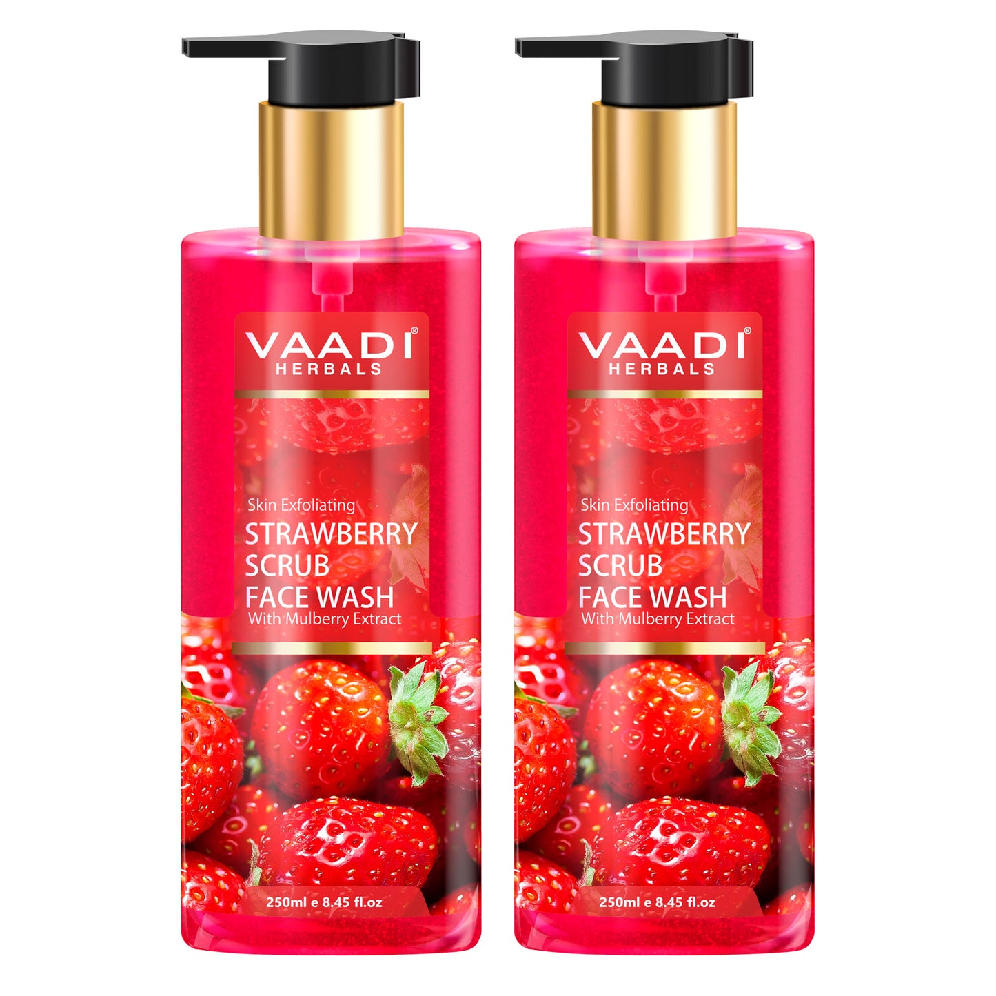 Pack of 2 Strawberry Scrub Face Wash With Mulberry Extract (2 x 250 ml)