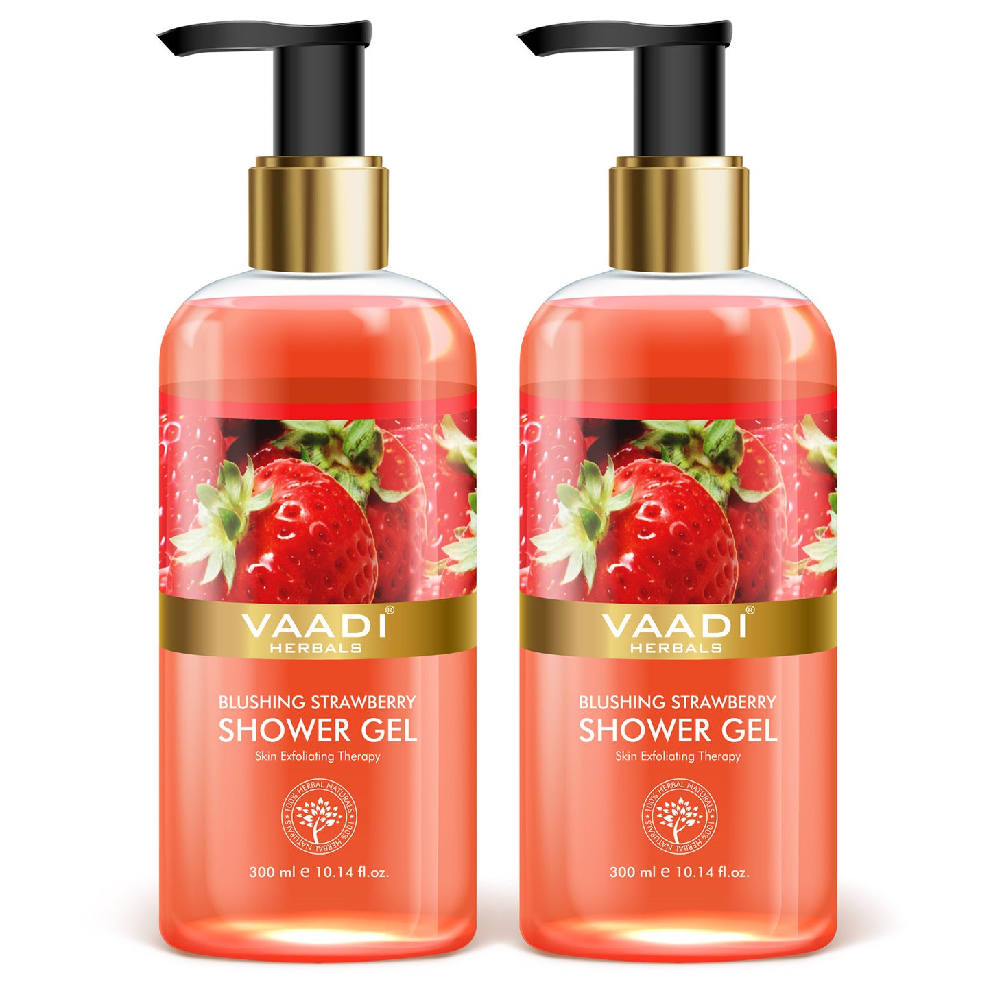 Pack of 2  Blushing Strawberry Shower Gel (300 ml x 2)