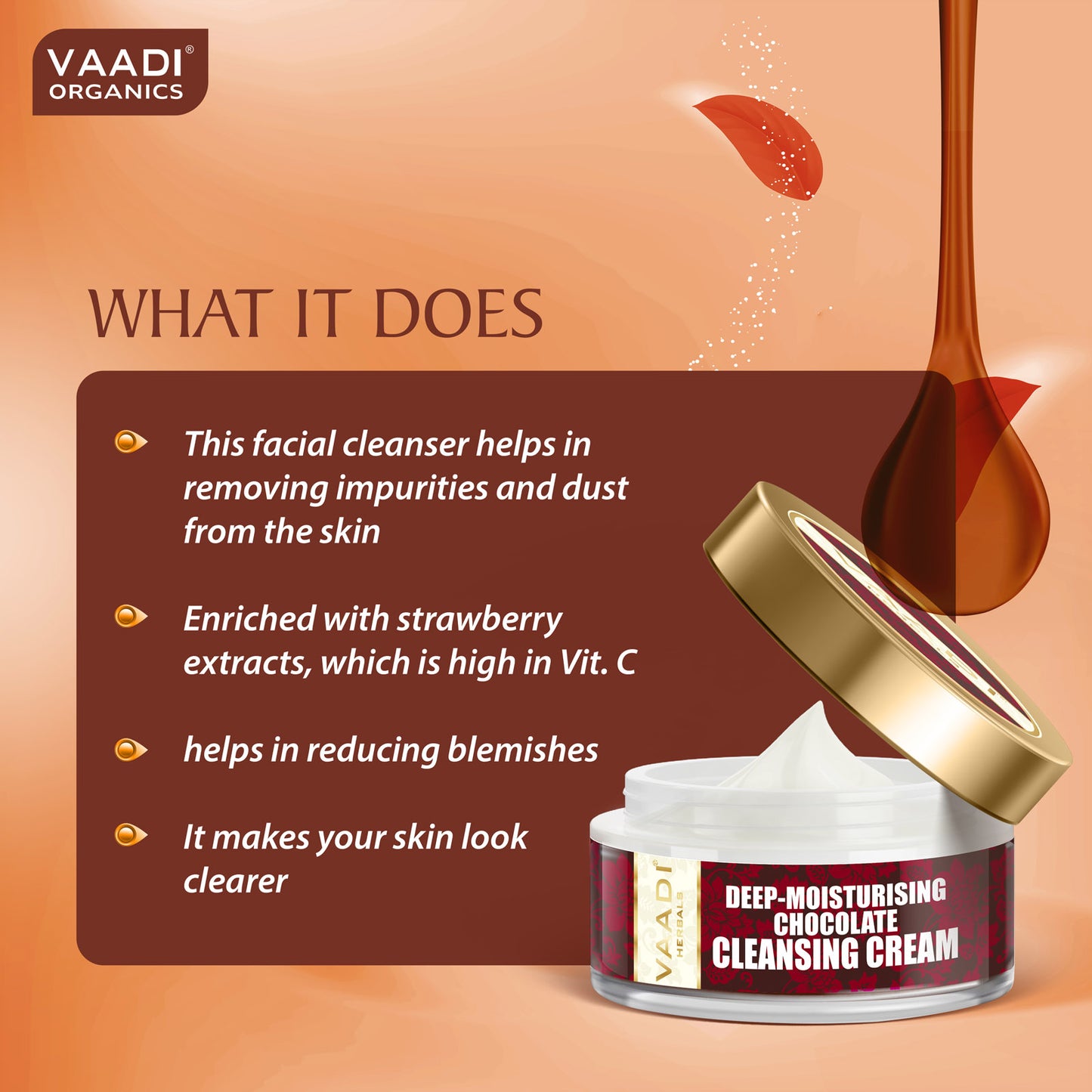 Deep-Moisturising Chocolate Cleansing Cream (50 gms)