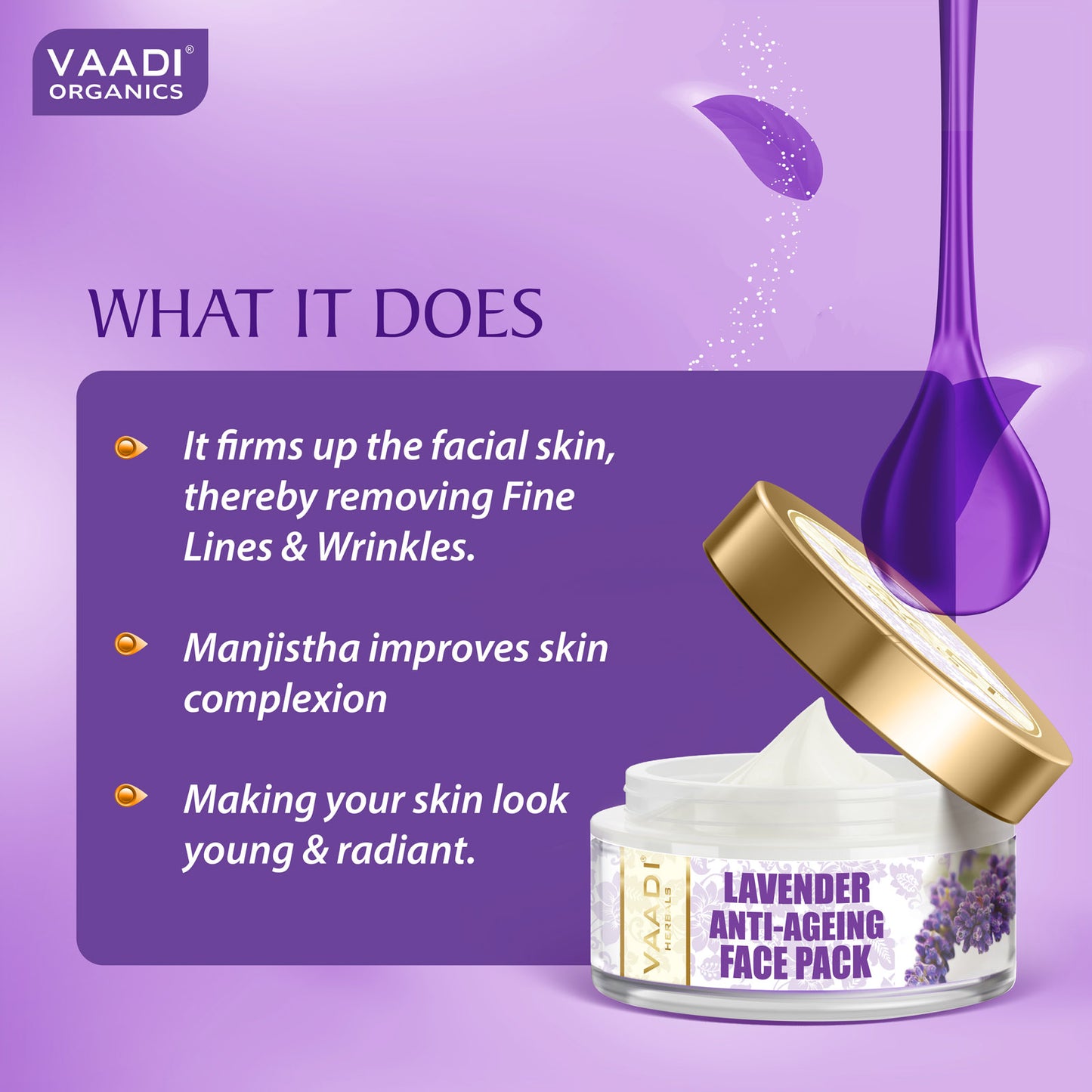 Lavender Anti-Ageing Face Pack (70 gms)