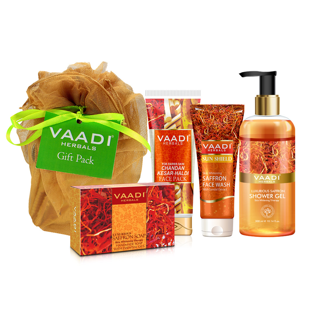 Luxurious Saffron - Skin Whitening Set (555 gms)