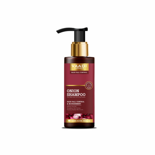 Onion Shampoo with Black Seed Oil, Plant Keratin & PRO Vitamin B5 (110 ml)