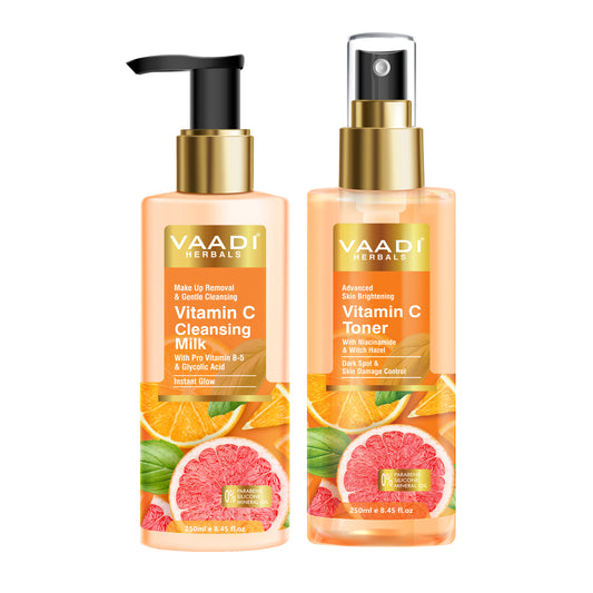 Vitamin C Cleansing Milk With Toner (250 ml X 2)