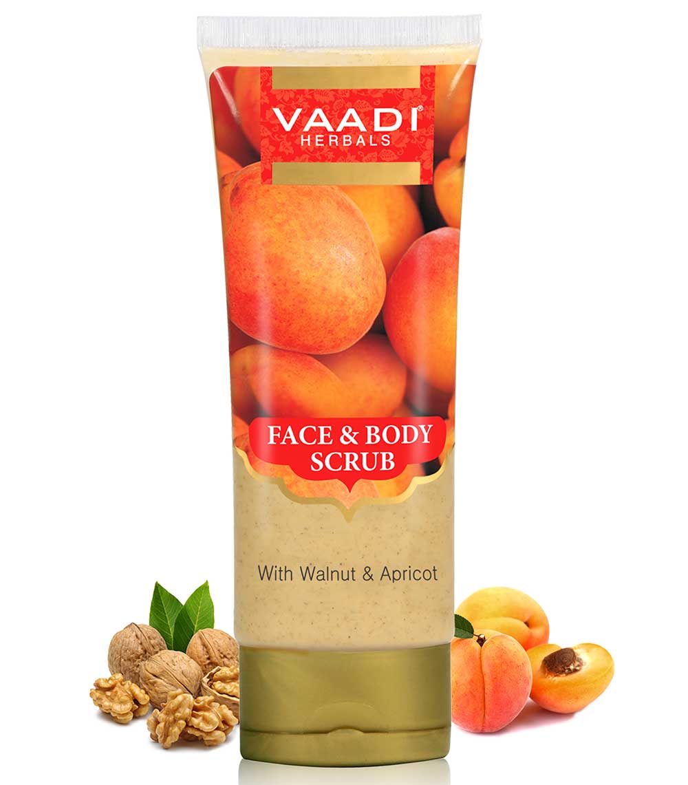 Face & Body Scrub with Walnut & Apricot (110 gms)
