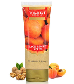 Face & Body Scrub with Walnut & Apricot...