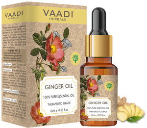 Ginger Essential Oil - Tones Skin, Prevents Hai...