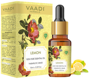 Lemon Essential Oil - Lightens Skin, Reduces Da...