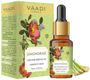 Lemongrass Essential Oil - Reduces Stress &...