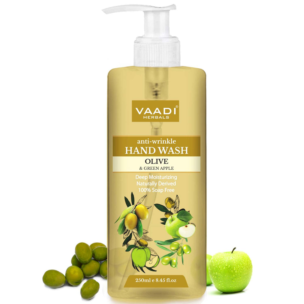 Anti-Wrinkle Olive and Green Apple Hand Wash (250 ml)