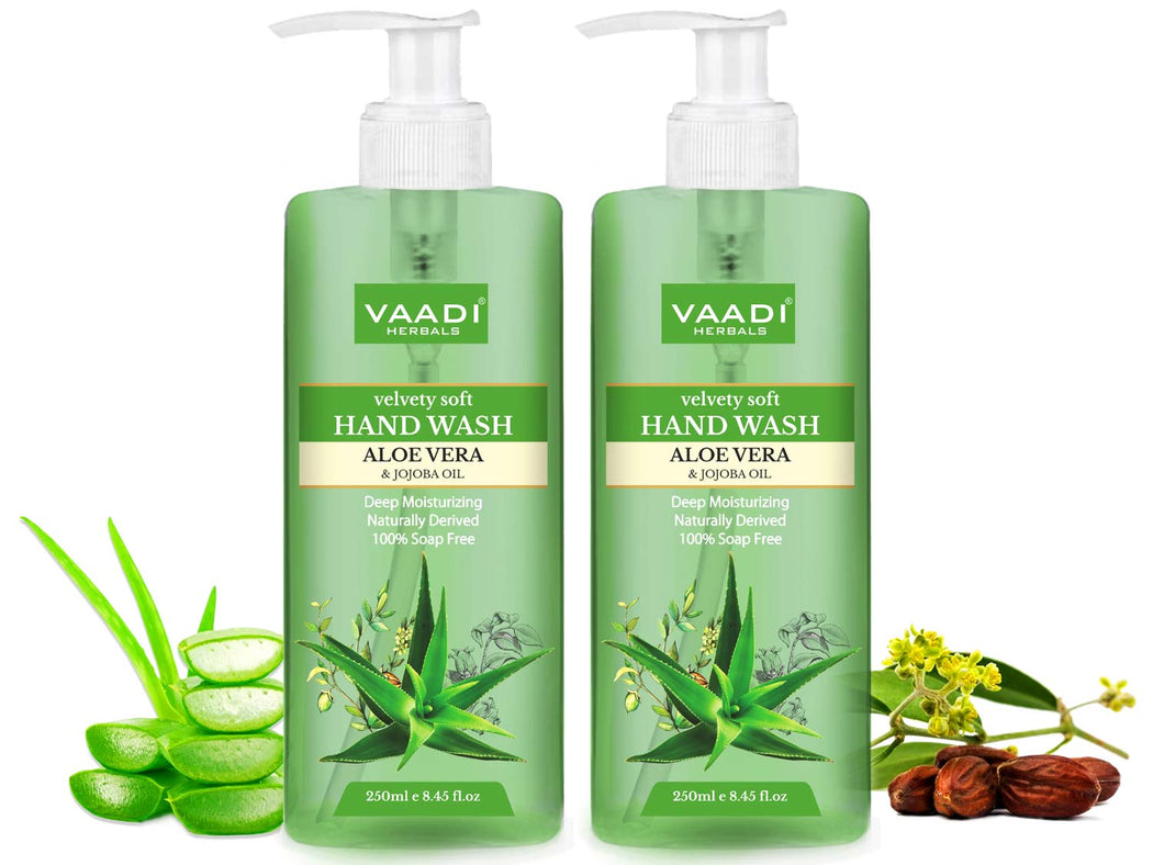 Pack of 2 Velvety Soft Aloe Vera & Jojoba Oil Hand Wash (250 ml x 2)