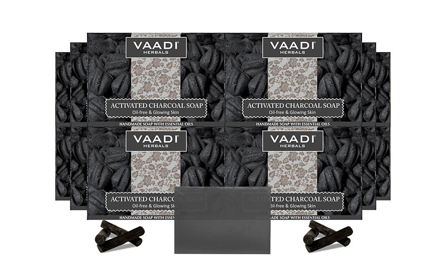 Pack of 12 Activated Charcoal Soap (12 X 75 gms)