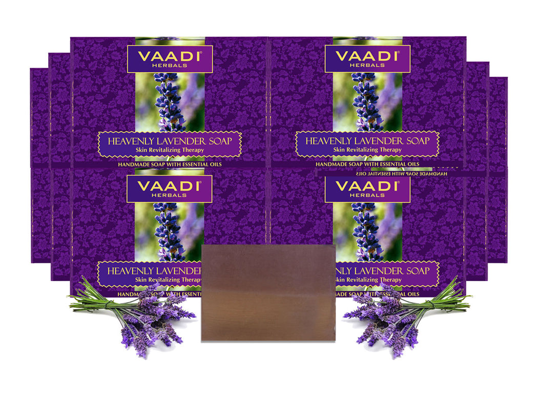 Pack of 12 Heavenly Lavender Soap With Rosemary Extract (75 gms x 12)