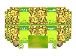 Pack of 12 Exotic Kiwi Soap With Green Apple Ex...
