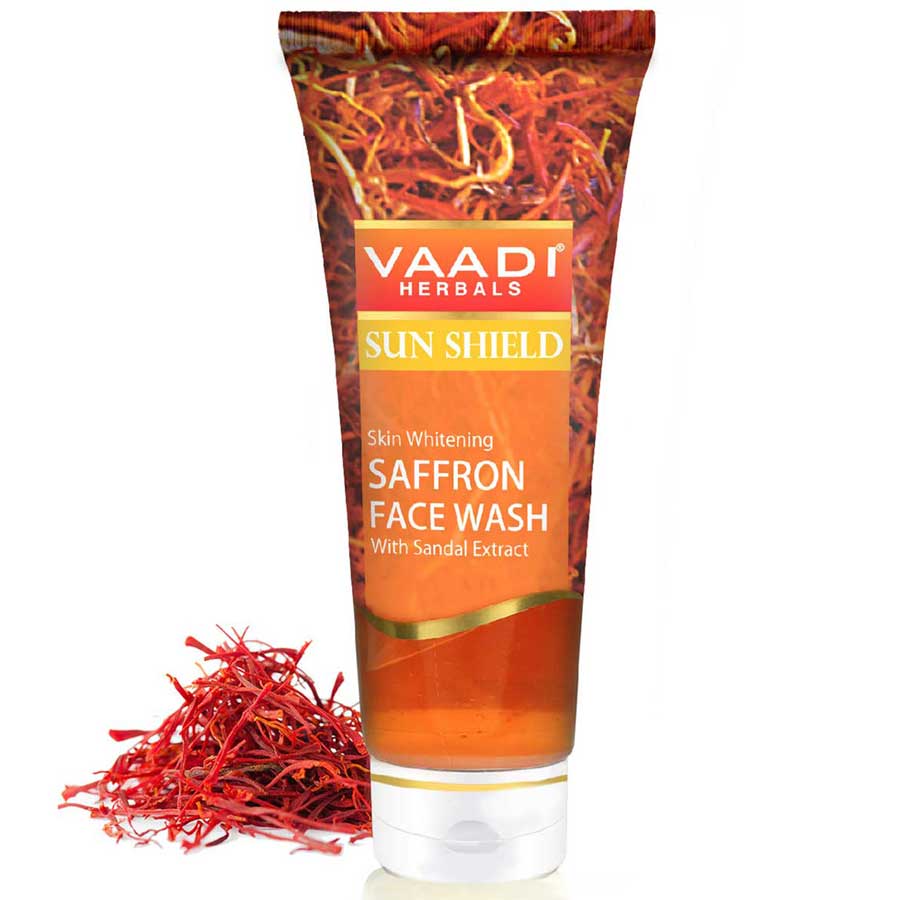 Skin Whitening Saffron Face Wash With Sandal Extract (60 ml)