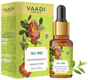 Tea Tree Essential Oil - Reduces Acne, Prevents...