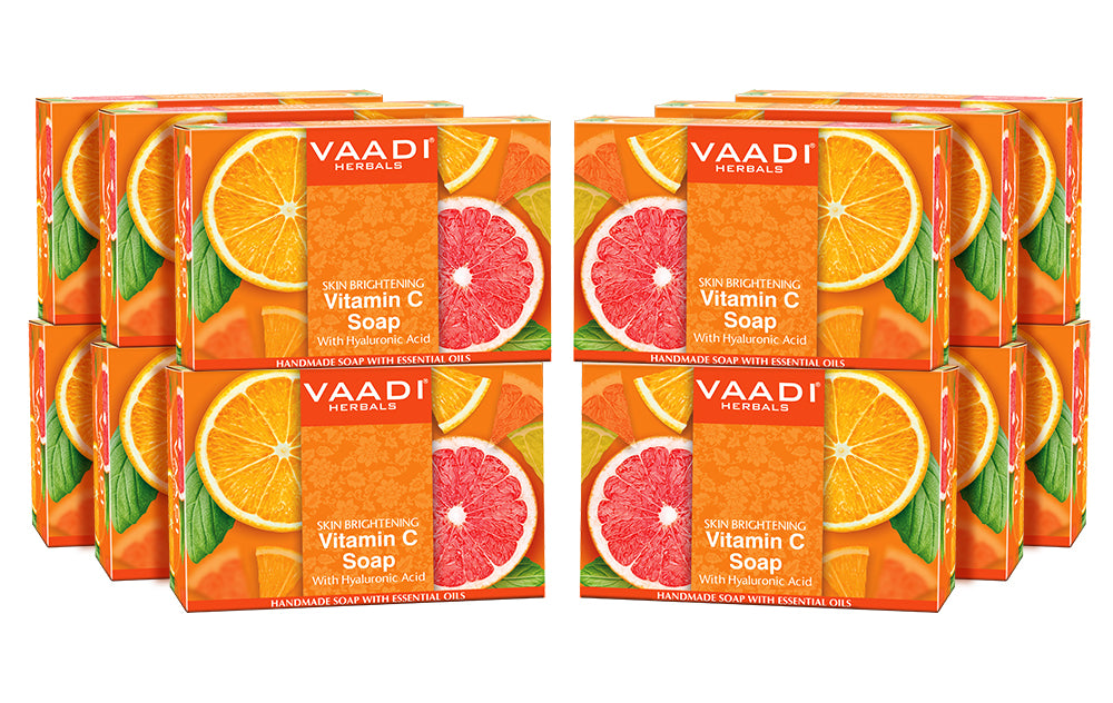Pack of 12 Vitamin C Soap with Hyaluronic Acid (75 gms X 12)