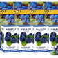 Pack of 4 Blueberry Facial Bars with Extract of Mint (25 gms x 4)