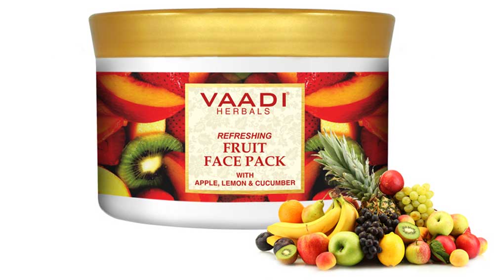 Refreshing Fruit Face Pack With Apple Lemon & Cucumber (600 gms)