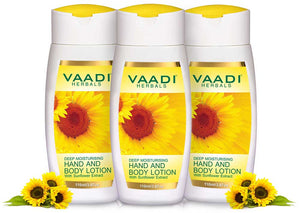 Pack of 3 Hand & Body Lotion With Sunflower...