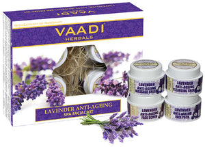Lavender Anti-Ageing SPA Facial Kit with Rosema...