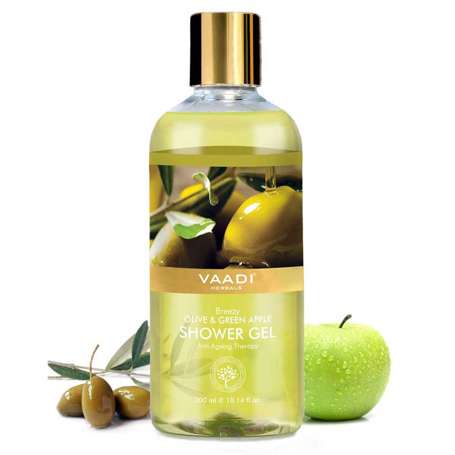 Breezy Olive & Green Apple Shower Gel (300 ml)