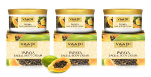 Pack of  3 Papaya Face & Body Cream (150 gm...
