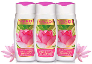 Pack of 3 Pink Lotus Shampoo With Honeysuckel E...
