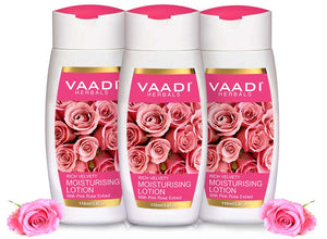 Pack of 3 Moisturising Lotion With Pink Rose Ex...