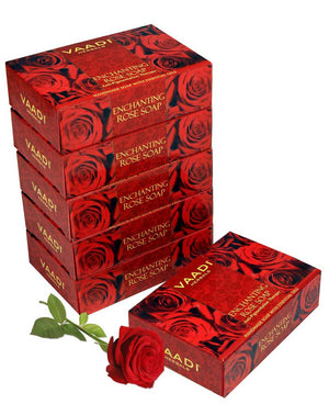 Pack of 6 Enchanting Rose Soap with Mulberry Ex...