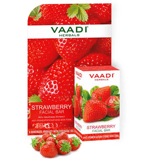 Strawberry Facial Bar with Grapeseed Extract (2...