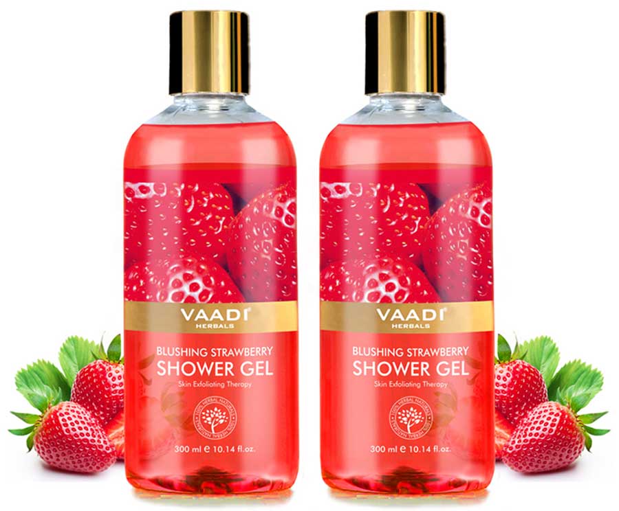 Pack of 2  Blushing Strawberry Shower Gel (300 ml x 2)